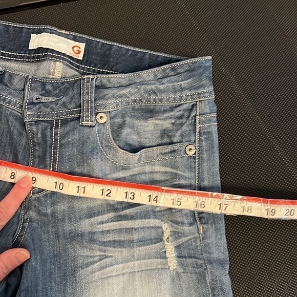 Guess Mid Rise Denim Jean Shorts Sz 27 - Picture 10 of 11